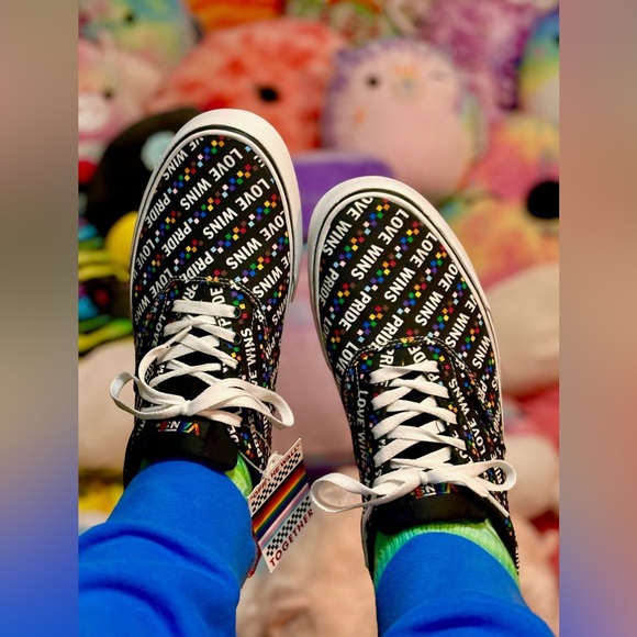 NIB Vans Doheny Pride Sneaker Love Wins Lace Up Off The Wall Men’s - Picture 11 of 11